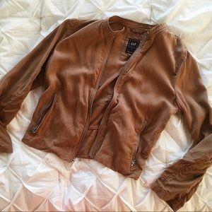 Tan Bomber Jacket